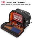 Kemimoto 26l Motorcycle Saddle Bags  13lx2  Orange Liner Universal Softail