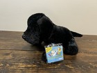 Ganz Webkinz Black Lab Labrador Plush Stuffed Animal With Unused Sealed Code Tag