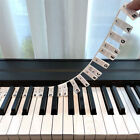 Removable Piano Keyboard Note Labels Reusable Silicone Piano Stickers 88 Keys