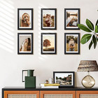 4x6 Picture Frame Set Of 5 Photo Frames For 4x6 Pictures Wall Gallery Black 4x6