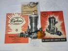 Rare Vintage 1946 Super Cyclone  60 Airplane car Engine   Dual Plug Head