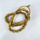 Old Akosu Yellow Trade Beads Ghana 36inches