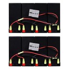 Mighty Max Rbc12 Ups Complete Replacement  Battery Kit For Apc