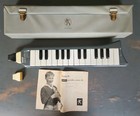 Vintage Hohner Melodica Piano 26 Keys Made In Germany Gray With Case Works 