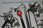 Vintage Bicycle Bike Parts- Brakes Pedals  Lot Of 50  - Shimano Etc   irc21 