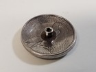 1922 Peace Coin Liberty Silver Dollar Replica Concho Screwback 1 5   Arts Crafts