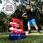Franklin Sports Pga Tour Kids Golf Tee Trainer Set     Adjustable Club   Automatic