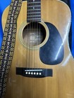 Vintage 1970 s Fender F-35 Acoustic Guitar W  Shoulder Strap And Carry Bag  Good