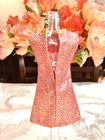 Vintage Barbie Fashion Velvet Venture Dress   Shoes Only In Excellent Mint Cond 