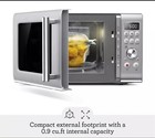 Breville Compact Wave Soft Close Microwave Bmo650sil  Silver
