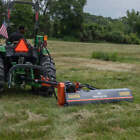 Titan Attachments 3 Point 65  Offset Flail Ditch Bank Mower For Cat 1 Tractors