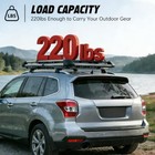 Lockable Roof Rack Cross Bars Compatible With Subaru Forester 2014-2026 With