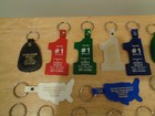 Texaco Oil Company 20 Piece Keychain Lot Stones Texaco Service U-haul Logan Utah