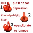 Suction Cup Dent Puller Bodywork Panel Remover Repair Tool Car Glass Lifter Us