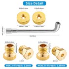 Catilon Natural Gas Orifices Nozzle Conversion Kit  Propane To Brass