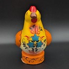 Russian ussr Folk Art Chicken Hen Koverninskaya Factory - 6 75  T Circa  1960 s