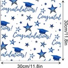 Happy Graduation Scrapbook Paper Pad 24pcs Grad Congrats Pattern Double-sided   