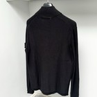 Stone Island Cardigan Jumper Sweatshirt Small Black Ghost Cotton Cashmere Ptp20   