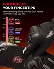 Kemimoto Motorcycle Rechargeable Heated Gloves Waterproof Touchscreen Men Women