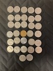 Lot Of 30  Canadian Nickels  All With Different Dates 1920s-1970s Set  240