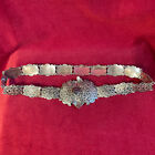 Antique Russian Imperial Niello 84 Silver Belt