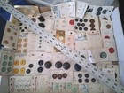 Lot Vintage Buttons On Cards Gigi Lansing Le Bouton Supreme Quality Streamline
