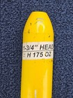 Oztec H 175 Oz  1-3 4  Steel Concrete Vibrator Head - Yellow