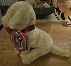 Fao Schwarz Tan Golden Retriever Lab Puppy Dog Plush Stuffed Animal 10 Inch