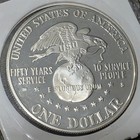 1991-s Uso 50th Anniversary Uncirculated Commemorative Silver Proof Dollar Coin
