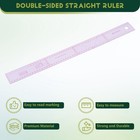 Sewing Tailor 54 Cm Shared  Side Metric Straight Ruler Transparent  M9s31522