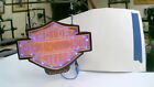 Large Led Lighted Harley Davidson Inspired Sign  Garage Decor  Harley Lover Gift