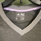 Adidas Black Gray V Neck Pullover Sweater Women   s S