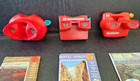 Lot- Vintage 3 Viewmaster Gaf View Master Viewers And Scenic Landscape Reel Sets