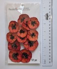Red Poppies Poppy Paper Flowers Scrapbooking Embellishments By Recollections
