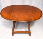 Vintage Mid Century Maple Wood Coffee Table Drop Leaf Side Table - Rare  