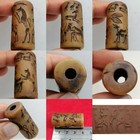Wonderful Old  Jasper     Stone Old Roman Cylinder Intaglio Seal Stone Rare Bead