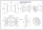 4  Boat Trailer Roller Assembly Bow Roller With Spoke Fits 1 2  Shaft