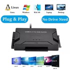 Usb 3 0 To Ide sata Converter Adapter Kit For 2 5  3 5  Sata ide ssd Hard Drive 