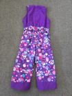 The North Face Girls Toddler 4t Snow Bibs Pants Hyvent Purple Pink