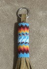 Beautiful Native American Lakota Sioux Beaded Key Chain 
