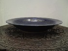 Kangxi Porcelain Plate - Gilded Powder Blue With Apocryphal Ming Chenghua Mark