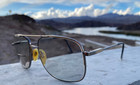Vintage Aviator Sunglass eyeglass Frames-made In Italy  Frames Only