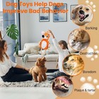 Plush Dog Toy For Large Dogs   Aggressive Chewers - Squeaky Dog One Size Fox