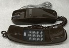 Vintage 1970s Itt 2200 Series Trimline Brown Push Button Touch Tone Desk Phone