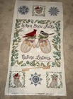 Moda Christmas Holiday Red Cardinal 100  Cotton Fabric Panel 24x44 56178 11