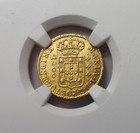 1787 Brazil Maria I 1000 Reis Ngc Au 58