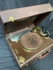 Vintage Victrola Portable Phonograph 1920s Suitcase Record Player As-is