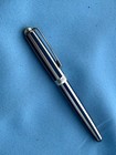 Bossert   Erhard Fountain Pen Sterling   Cobalt Blue  03935 18k Fine Nib