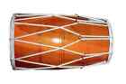 New Musical Instrument Indian Traditional Wood Rope Dholak With Cover Hand 1