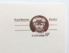 Vintage Lot Of 4 Paul Revere 6c Cent Post Cards   Un-used  Uncirculated
